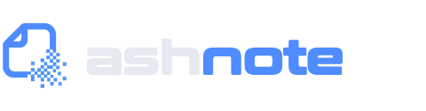 ashnote.io logo
