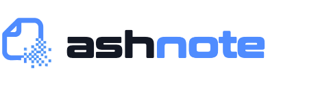 ashnote.io logo